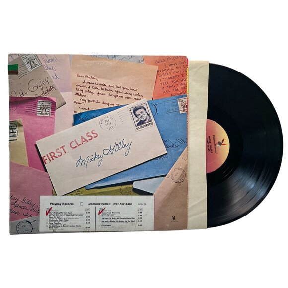 Mickey Gilley First Class Vinyl LP Country Radio Station Copy 1977 Playboy - Picture 1 of 8